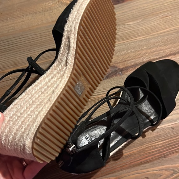 Eileen Fisher New Strappy Sandals Wedge 8.5 - Picture 6 of 7